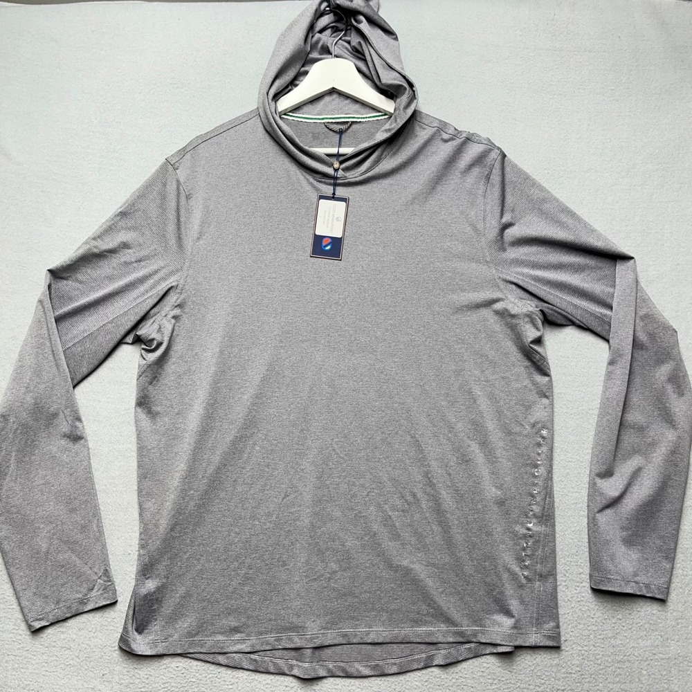 Extracurricular Voyage Hoodie Mens Large Heather Grey‎ EC020-M04HOD0087 NWT